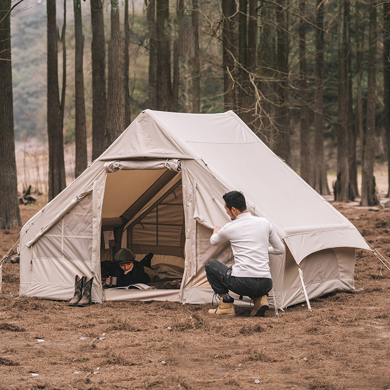 Uppblåsbart campingtält