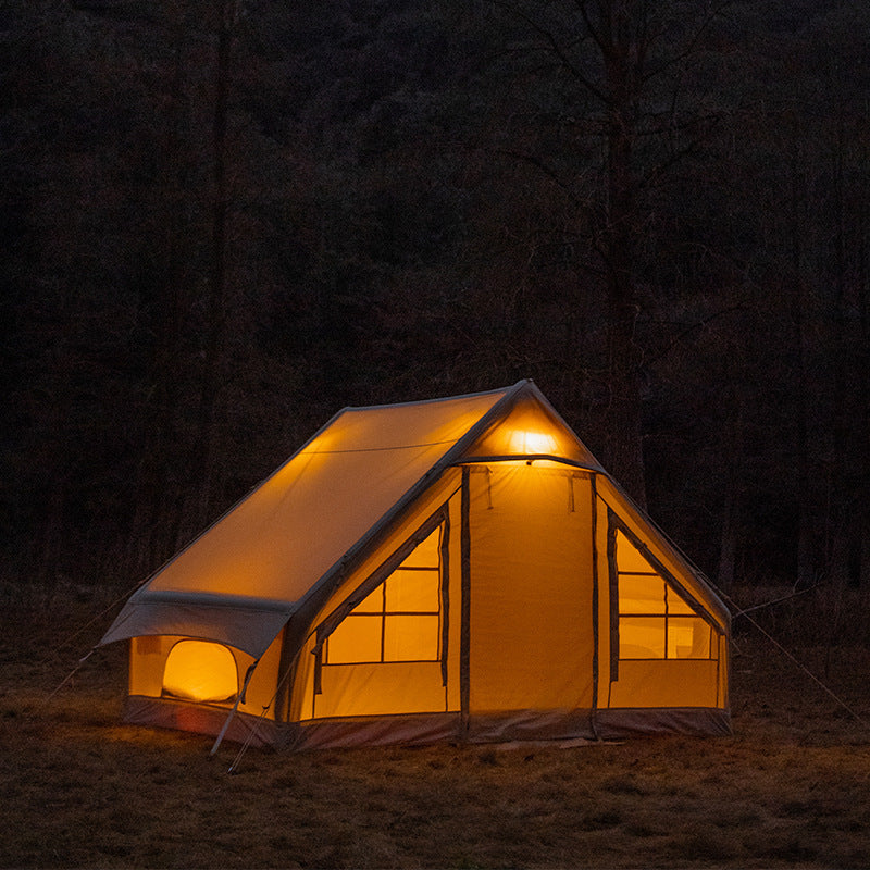 Uppblåsbart campingtält