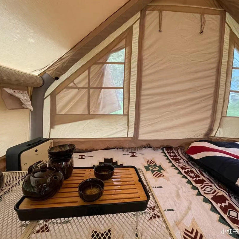 Uppblåsbart campingtält