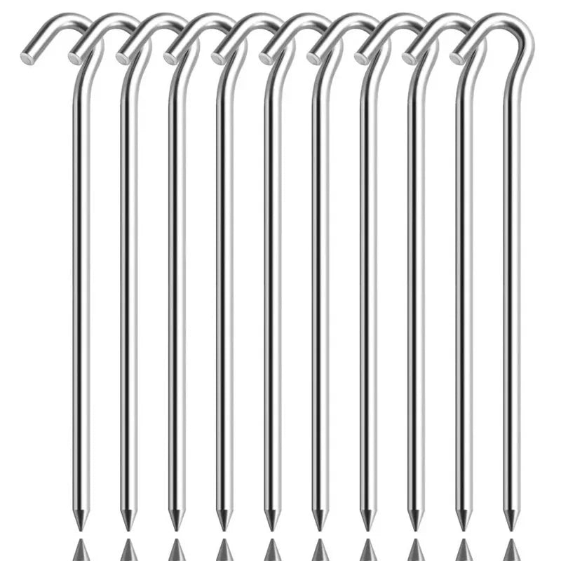 Tältspik med krokar - 10 st