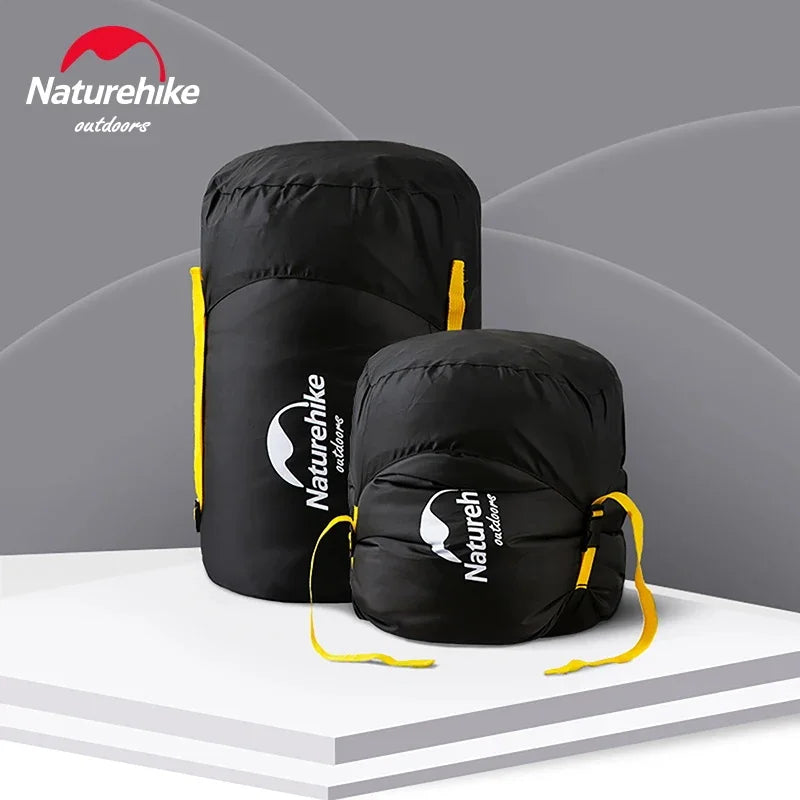 Naturehike Kompressionssack für 3–4 kg Schlafsack, spritzwassergeschützt, multifunktional, für Camping und Reisen, tragbarer Aufbewahrungssack für Zubehör
