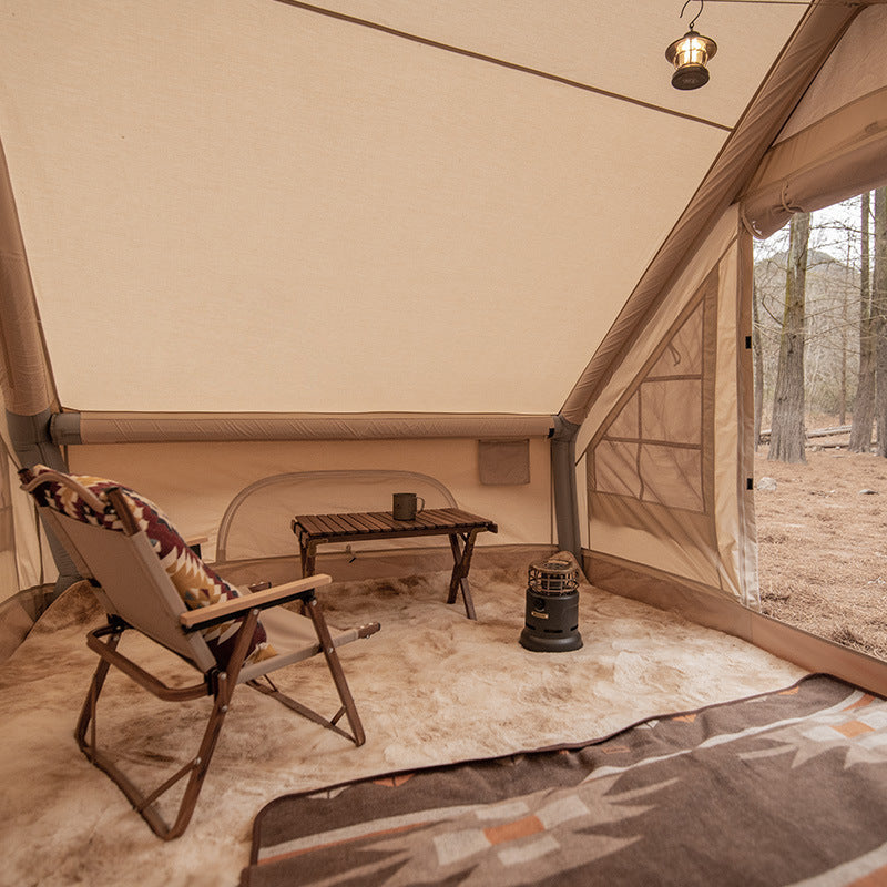 Uppblåsbart campingtält