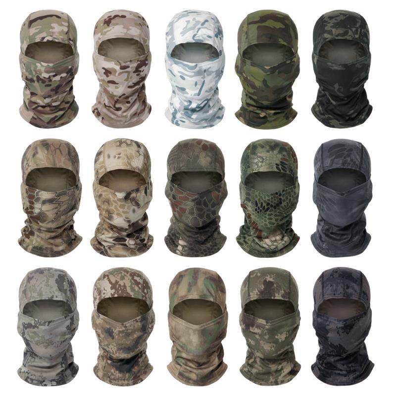 Sturmhaube mit Camouflage-Muster