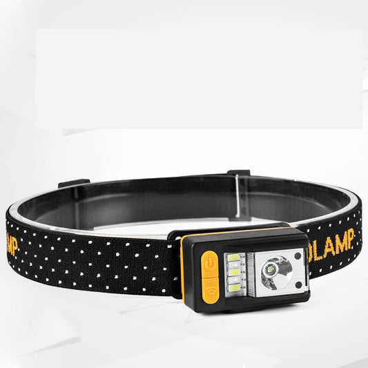 Uppladdningsbar huvudmonterad LED-lampa