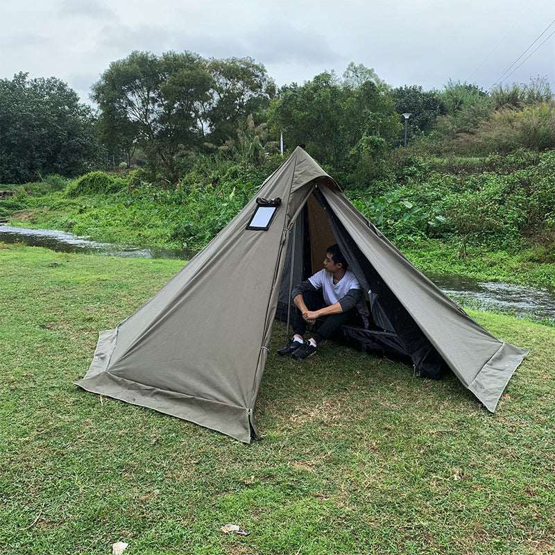 Outdoor Pyramid Tent - Flame Retardant