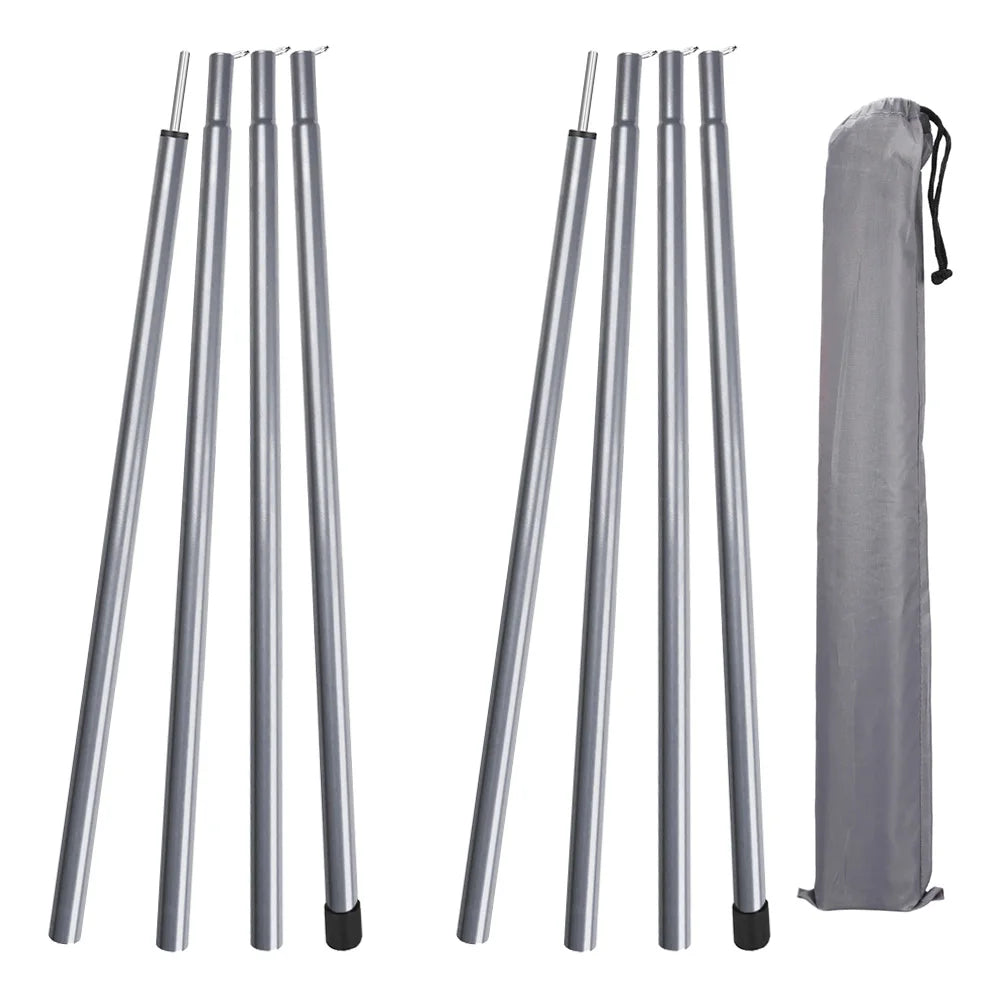 Telescopic Tent/Tarp Poles - Set of 2