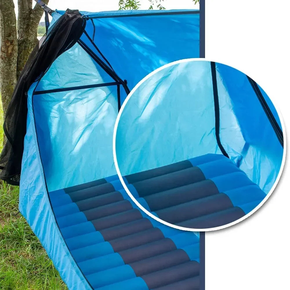 Flat Hammock with Air Mattress and Mosquito Net