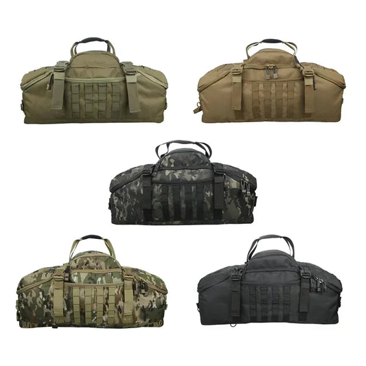 Large Tactical Duffle Bag Backpack - (40L, 60L, 80L)