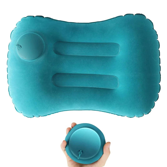 Camping Pillow with Built-In Air Pump